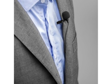 Microfone de lapela com fio BOYA BY-M1 - preto