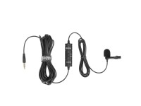 Microfone de lapela com fio BOYA BY-M1S - preto