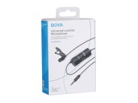 Microfone de lapela com fio BOYA BY-M1 Pro II - Preto Microfone de lapela com fio BOYA BY-M1 Pro II - Preto