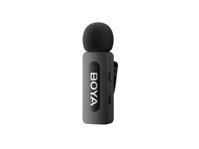 Microfones sem fio BOYA BY-V20 V2.0 2,4 GHz - Preto