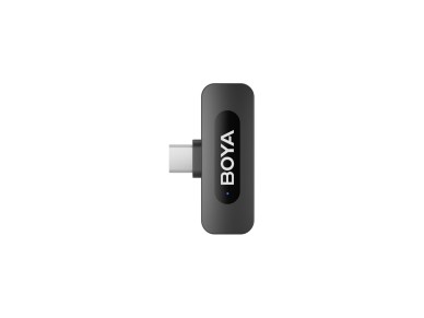 Microfone sem fio BOYA BY-V10 V2.0 2,4 GHz - Preto