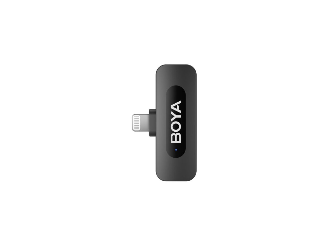 Microfone sem fio BOYA BY-V1 V2.0 2,4 GHz - Preto