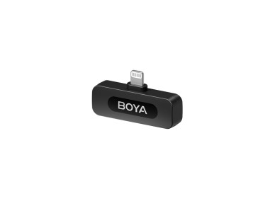 Microfone sem fio BOYA BY-V1 V2.0 2,4 GHz - Preto