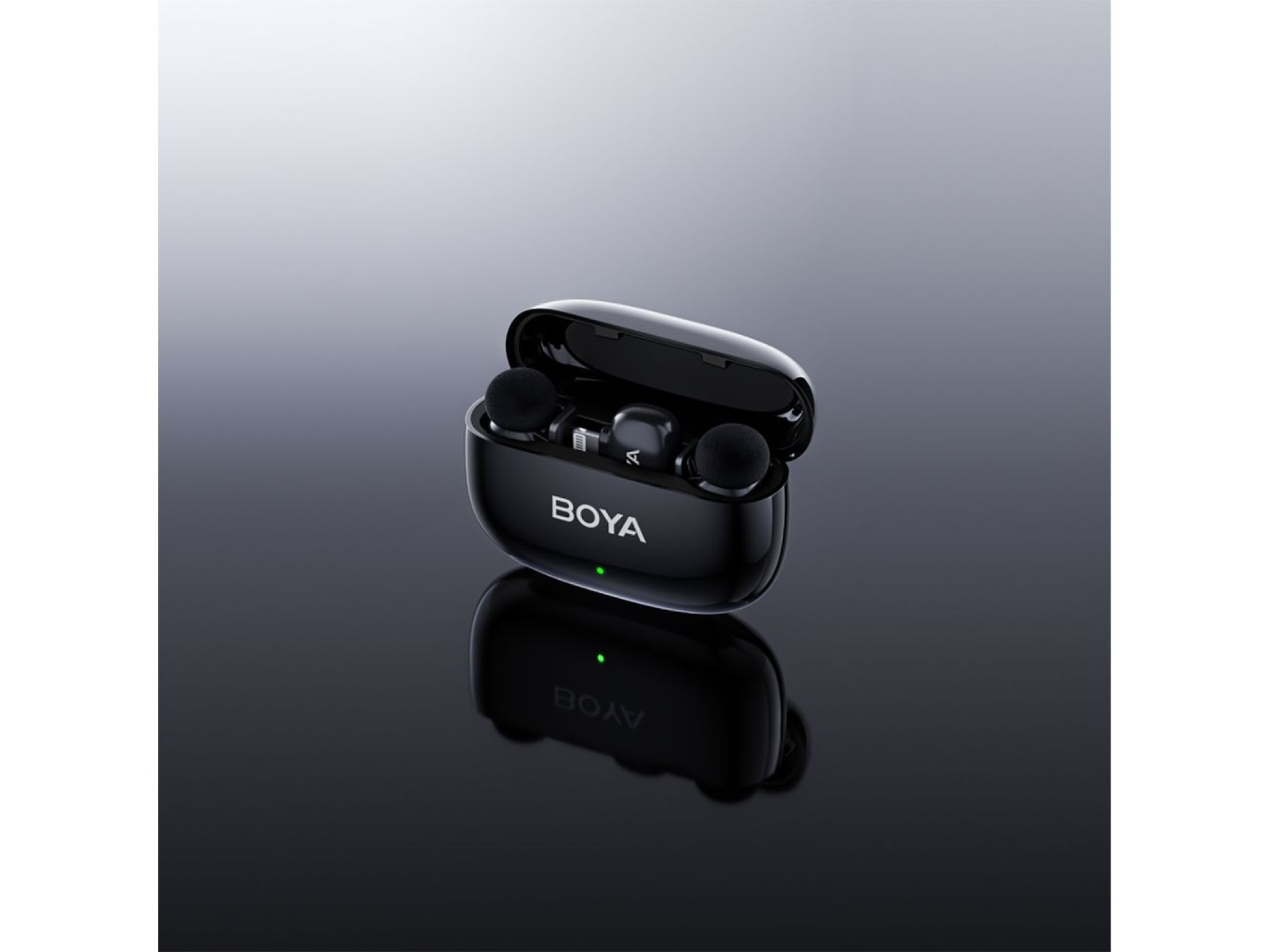 Microfone sem fio BOYA mini-14 de 2,4 GHz com USB-C - preto