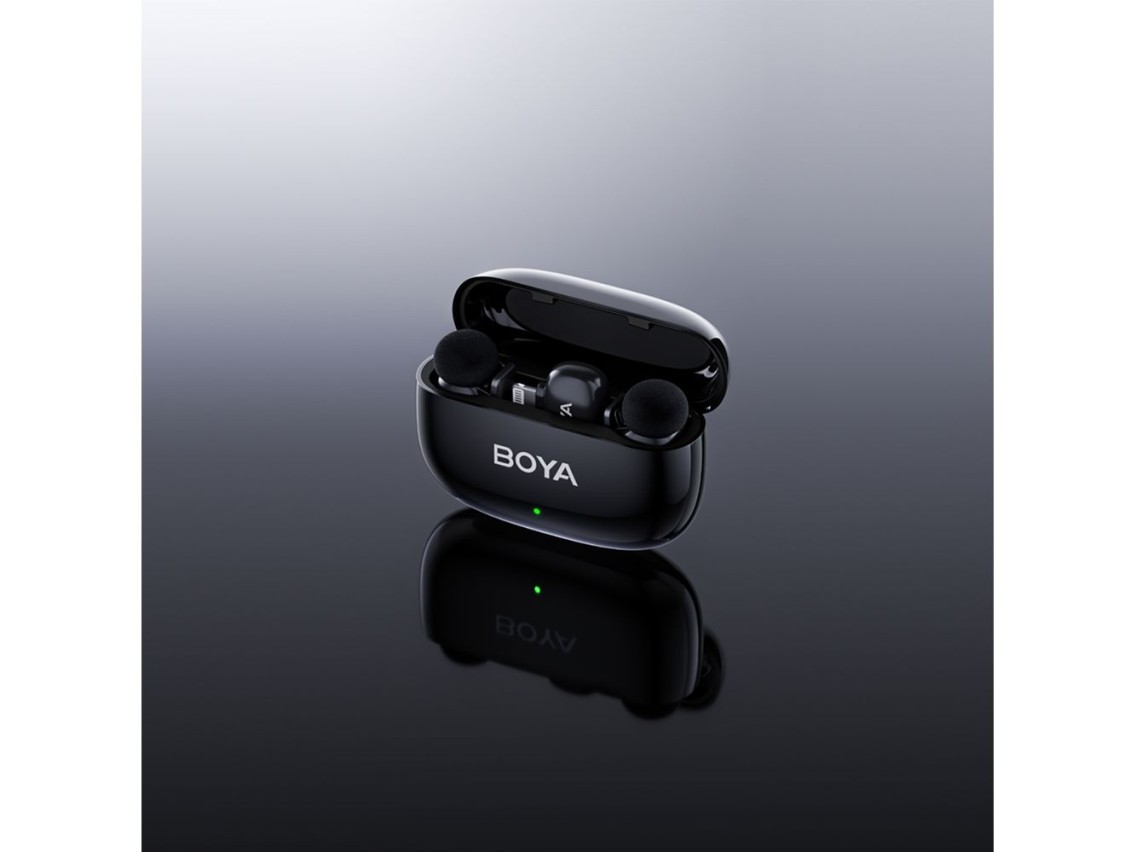 Microfone sem fio BOYA mini-14 de 2,4 GHz com USB-C - preto