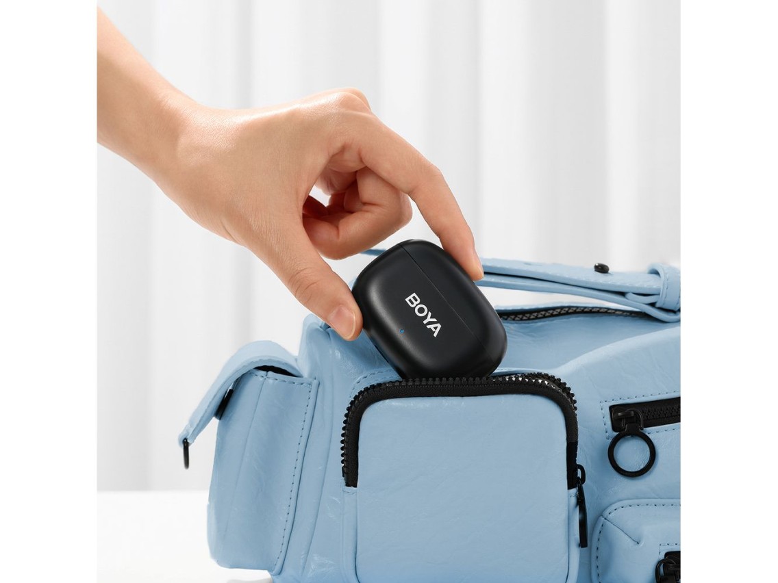Microfone sem fio BOYA mini-14 de 2,4 GHz com USB-C - preto