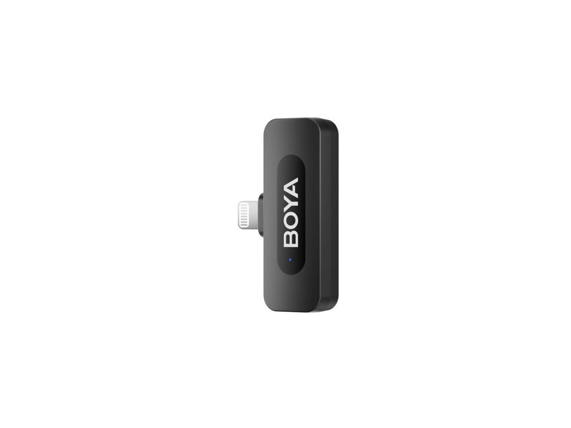 Microfone sem fio BOYA BY-V1 V2.0 2,4 GHz - Preto