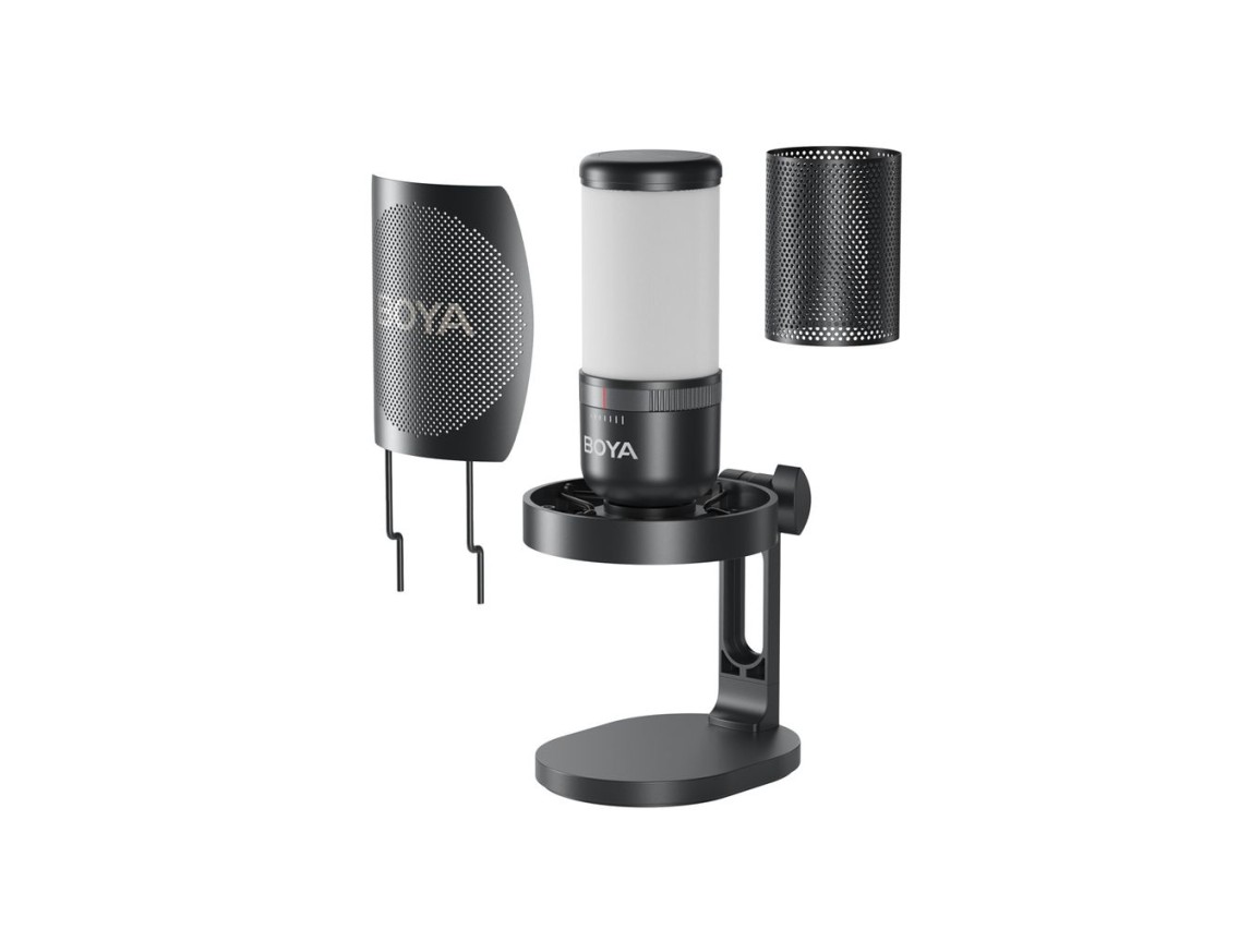Microfone com fio BOYA K3 - Preto