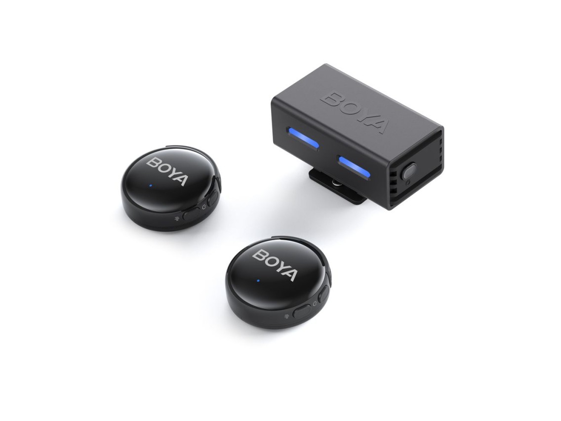 BOYA BOYALINK 3-02 Wireless Microphones 2.4GHz USB-C - Black