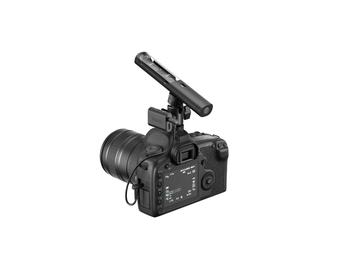 Microfone sem fio BOYA MAGIC-02 2,4 GHz USB-C - Preto