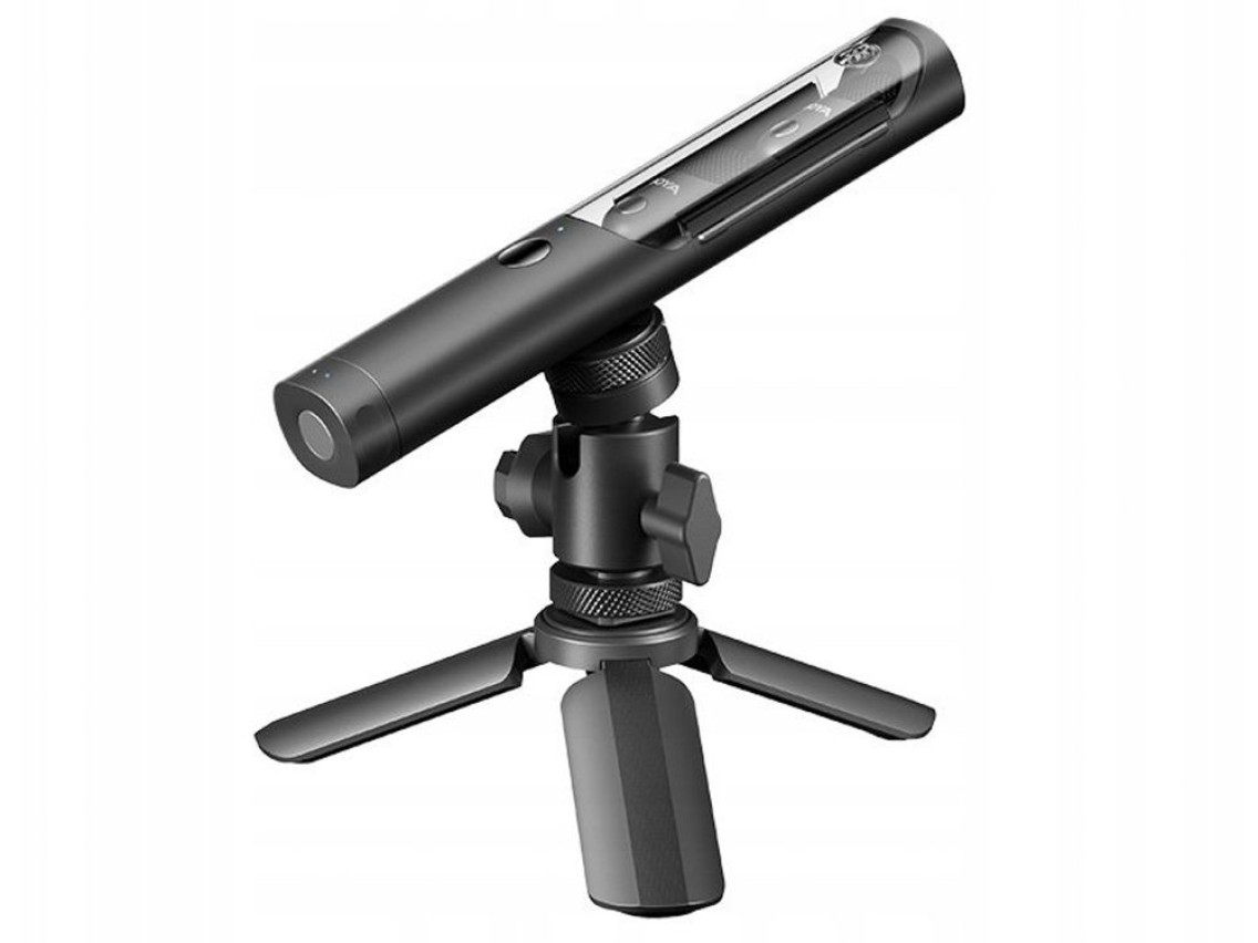 Suporte de mesa BOYA 01 1/4" tripé para microfone e câmera - preto