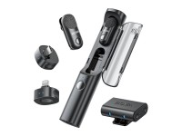 Microfone sem fio BOYA MAGIC-02 2,4 GHz USB-C - Preto