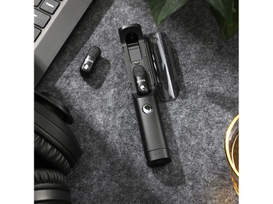 Microfone sem fio BOYA MAGIC-02 2,4 GHz USB-C - Preto