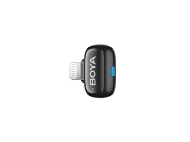 Microfones sem fio BOYA mini 2-01 2,4 GHz USB-C - preto