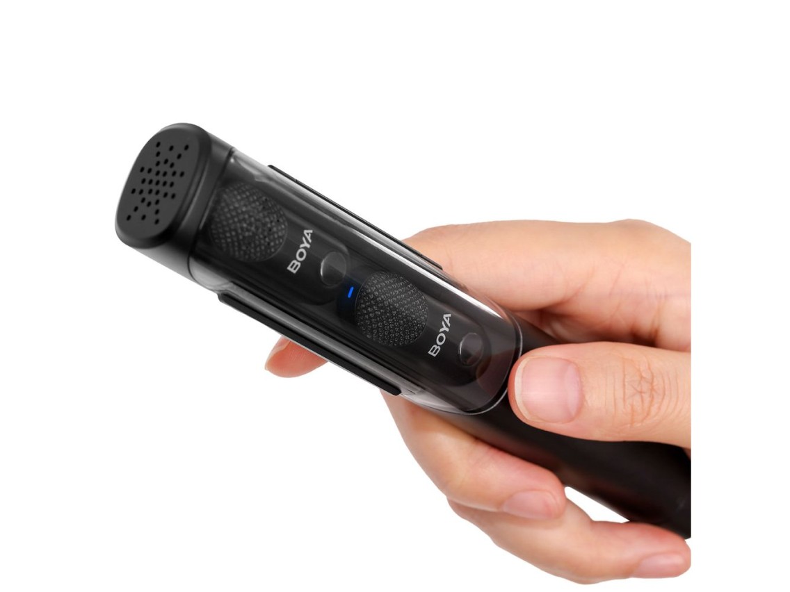 Microfone sem fio BOYA MAGIC-05 2,4 GHz USB-C - Preto