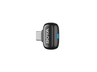 Microfones sem fio BOYA mini 2-02 2,4 GHz USB-C - preto