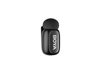 Microfones sem fio BOYA mini 2-02 2,4 GHz USB-C - preto