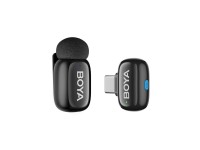 Microfones sem fio BOYA mini 2-02 2,4 GHz USB-C - preto