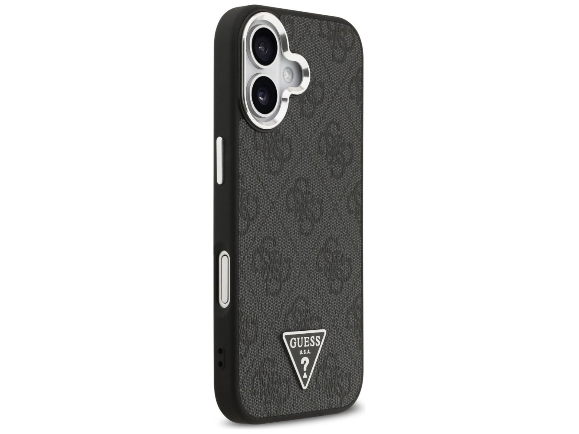 Guess 4G Triangle Logo MagSafe case for iPhone 17 - black