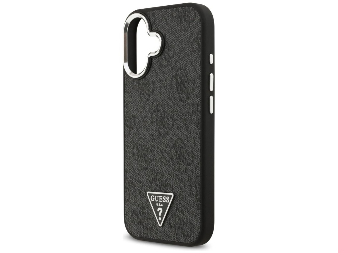 Guess 4G Triangle Logo MagSafe case for iPhone 17 - black