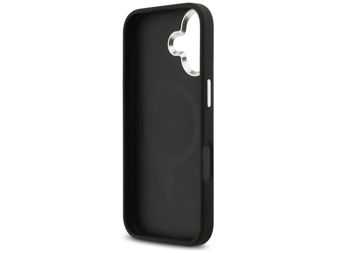 Guess 4G Triangle Logo MagSafe case for iPhone 17 - black