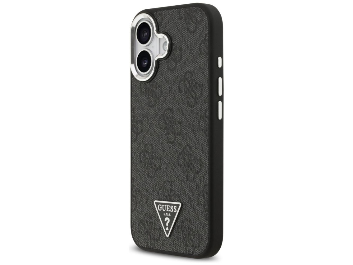 Guess 4G Triangle Logo MagSafe case for iPhone 17 - black