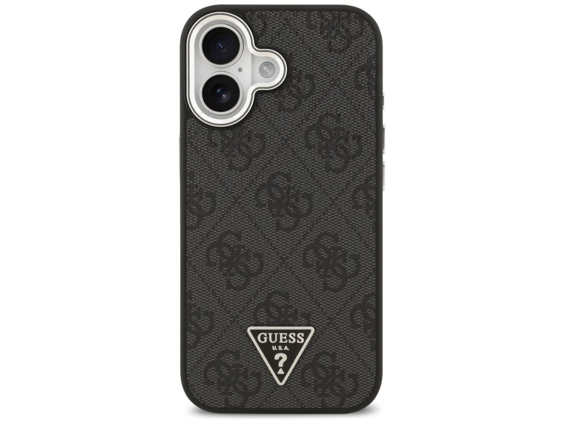 Guess 4G Triangle Logo MagSafe case for iPhone 17 - black