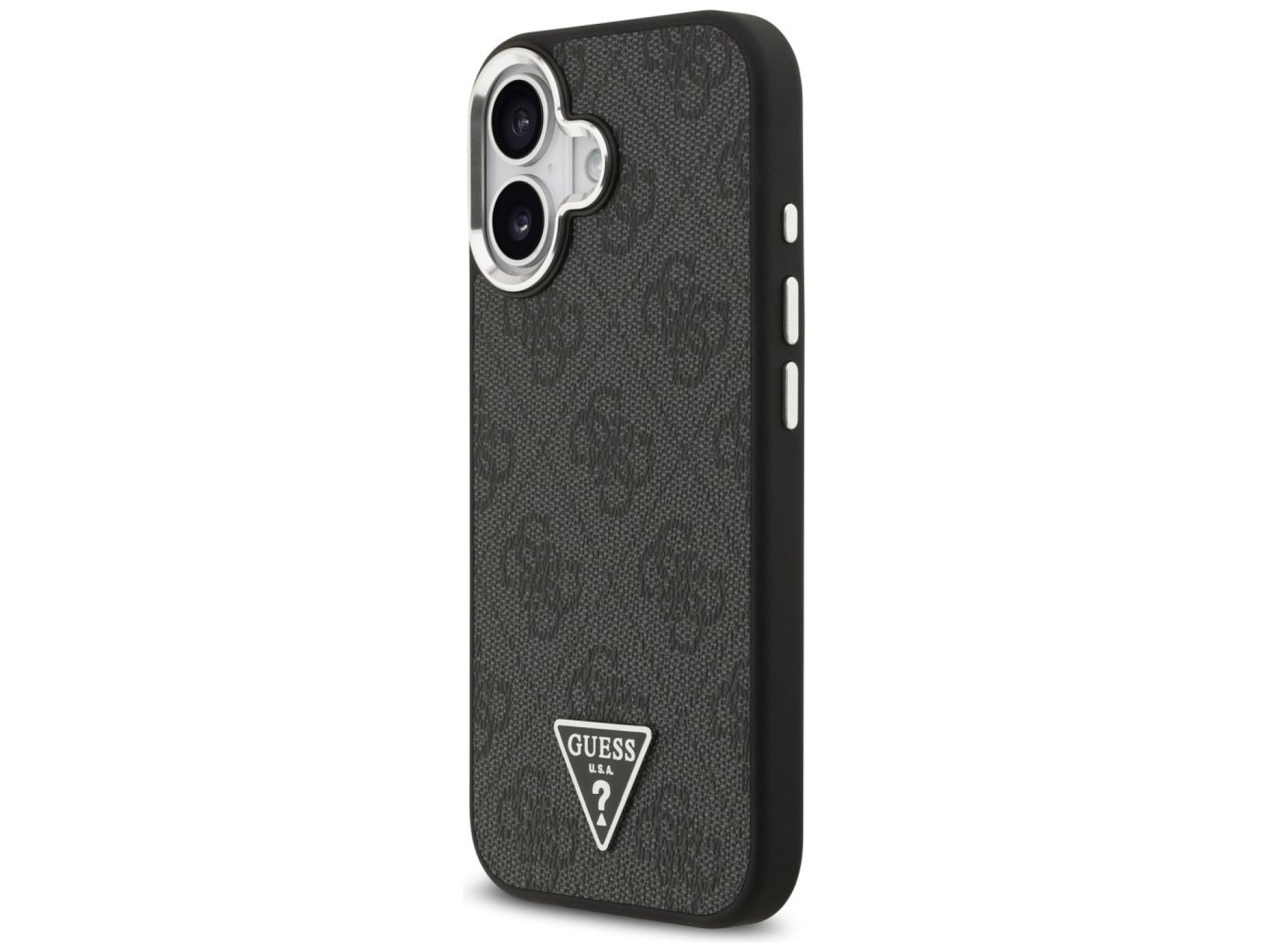 Guess 4G Triangle Logo MagSafe case for iPhone 17 - black