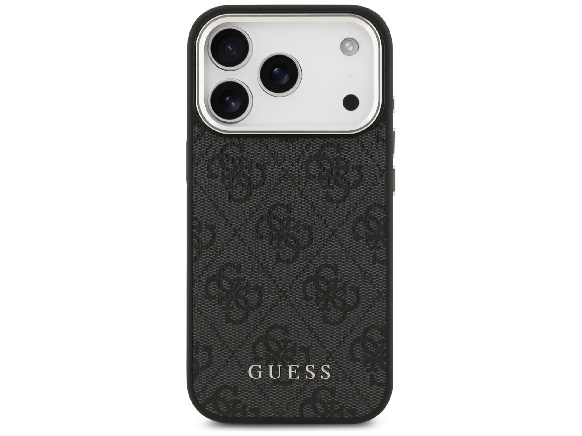 Capa Guess 4G Classic Logo MagSafe para iPhone 17 Pro - preta
