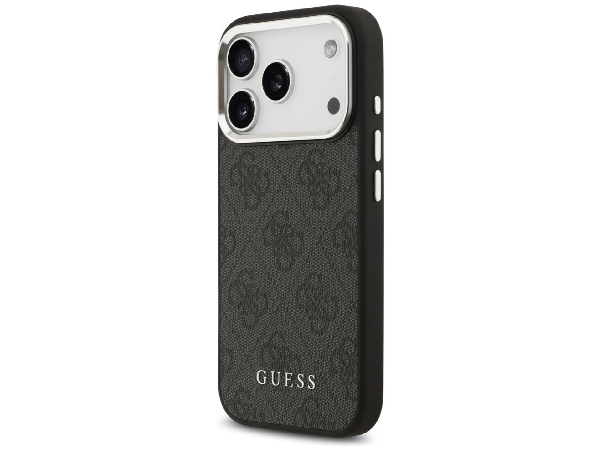 Capa Guess 4G Classic Logo MagSafe para iPhone 17 Pro - preta