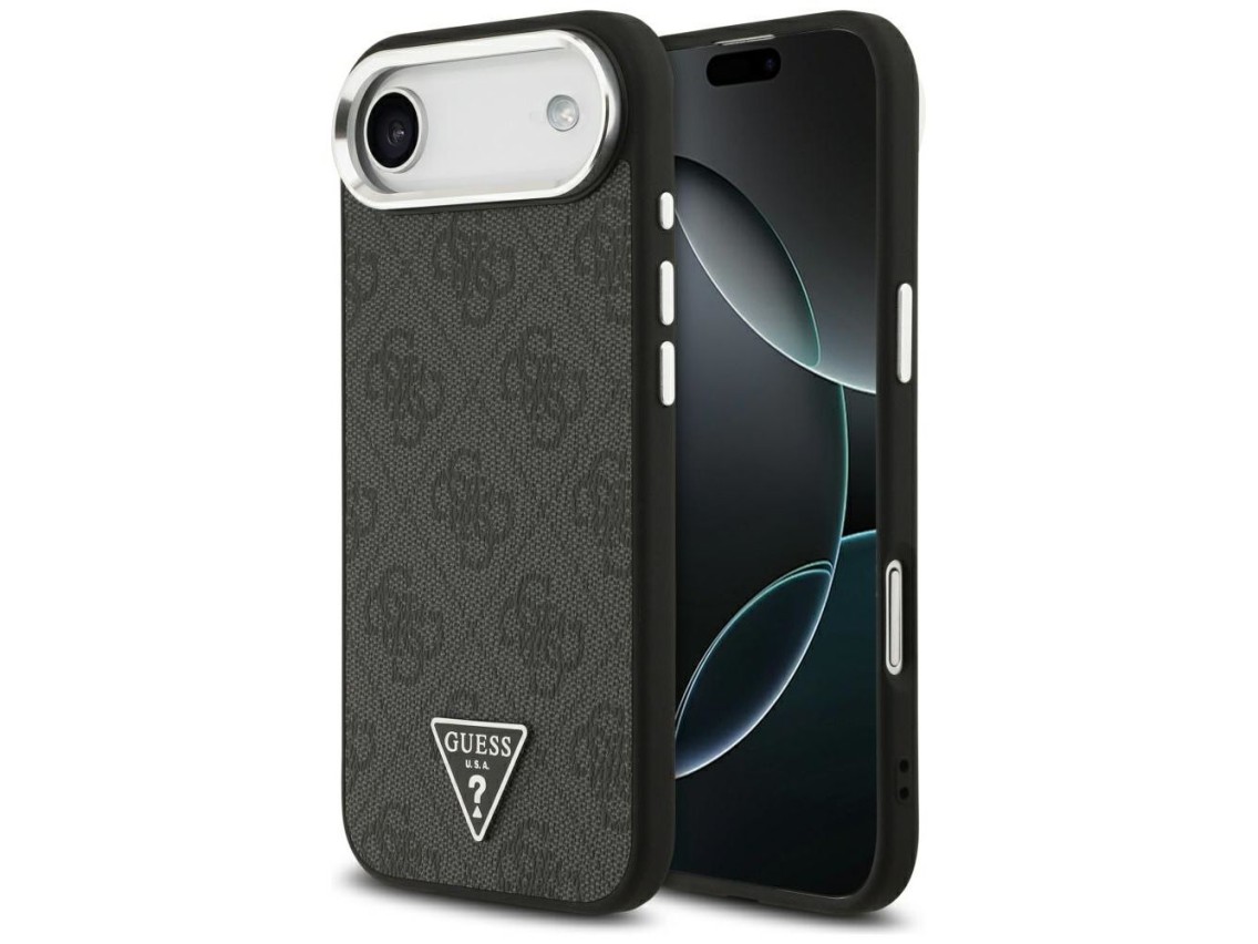 Guess 4G Triangle Logo MagSafe case for iPhone 17 Air - black