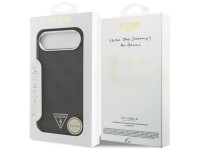 Guess 4G Triangle Logo MagSafe case for iPhone 17 Air - black