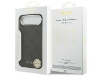 Capa Guess 4G Classic Logo MagSafe para iPhone 17 Air - preta