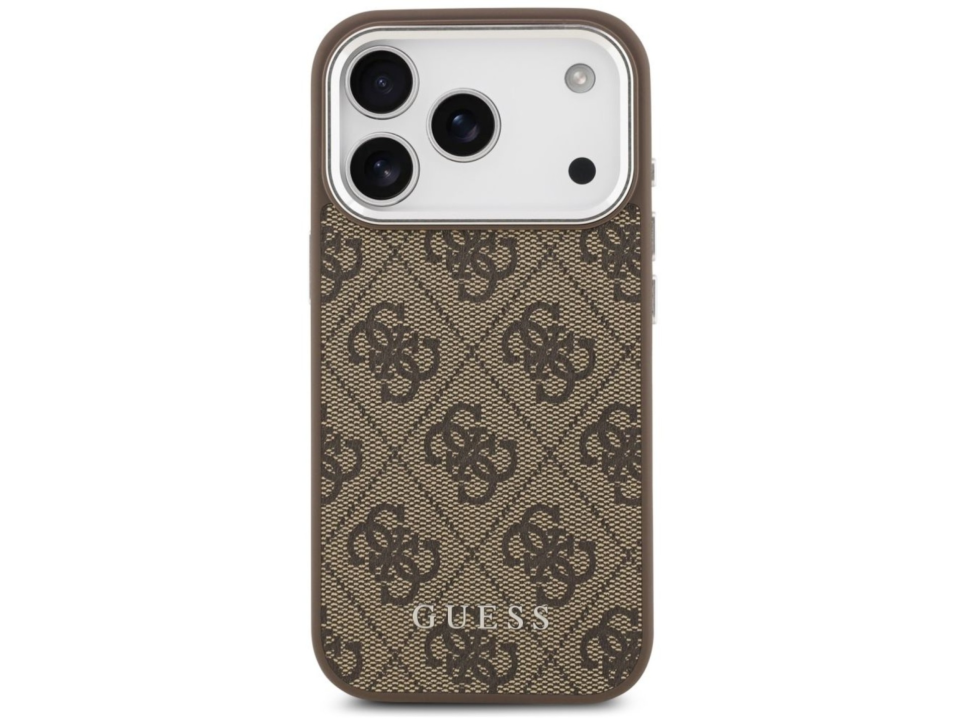 Funda Guess 4G Classic Logo MagSafe para iPhone 17 Pro - marrón