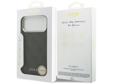 Guess 4G Classic Logo MagSafe case for iPhone 17 Pro Max - black Guess 4G Classic Logo MagSafe case for iPhone 17 Pro Max - black