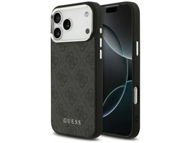Guess 4G Classic Logo MagSafe case for iPhone 17 Pro Max - black