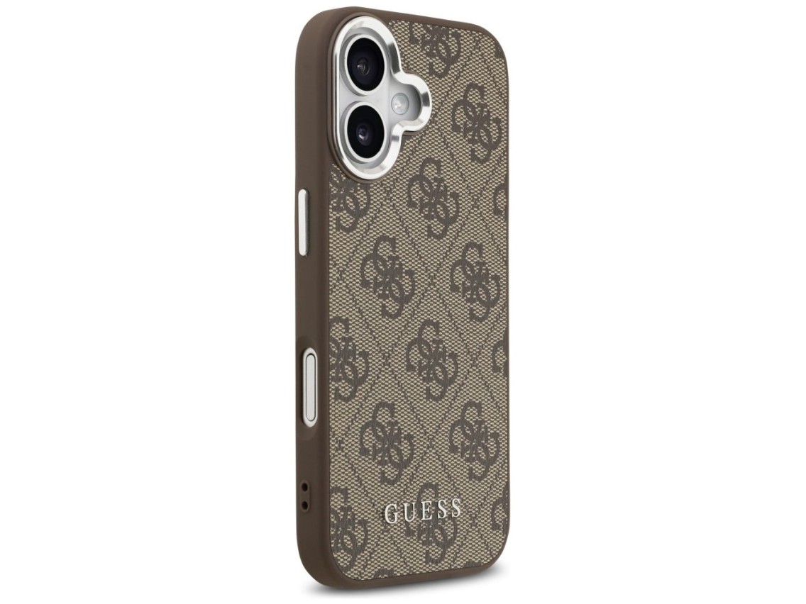 Capa Guess 4G Classic Logo MagSafe para iPhone 17 - marrom