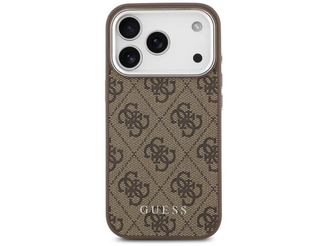 Funda Guess 4G Classic Logo MagSafe para iPhone 17 Pro - marrón