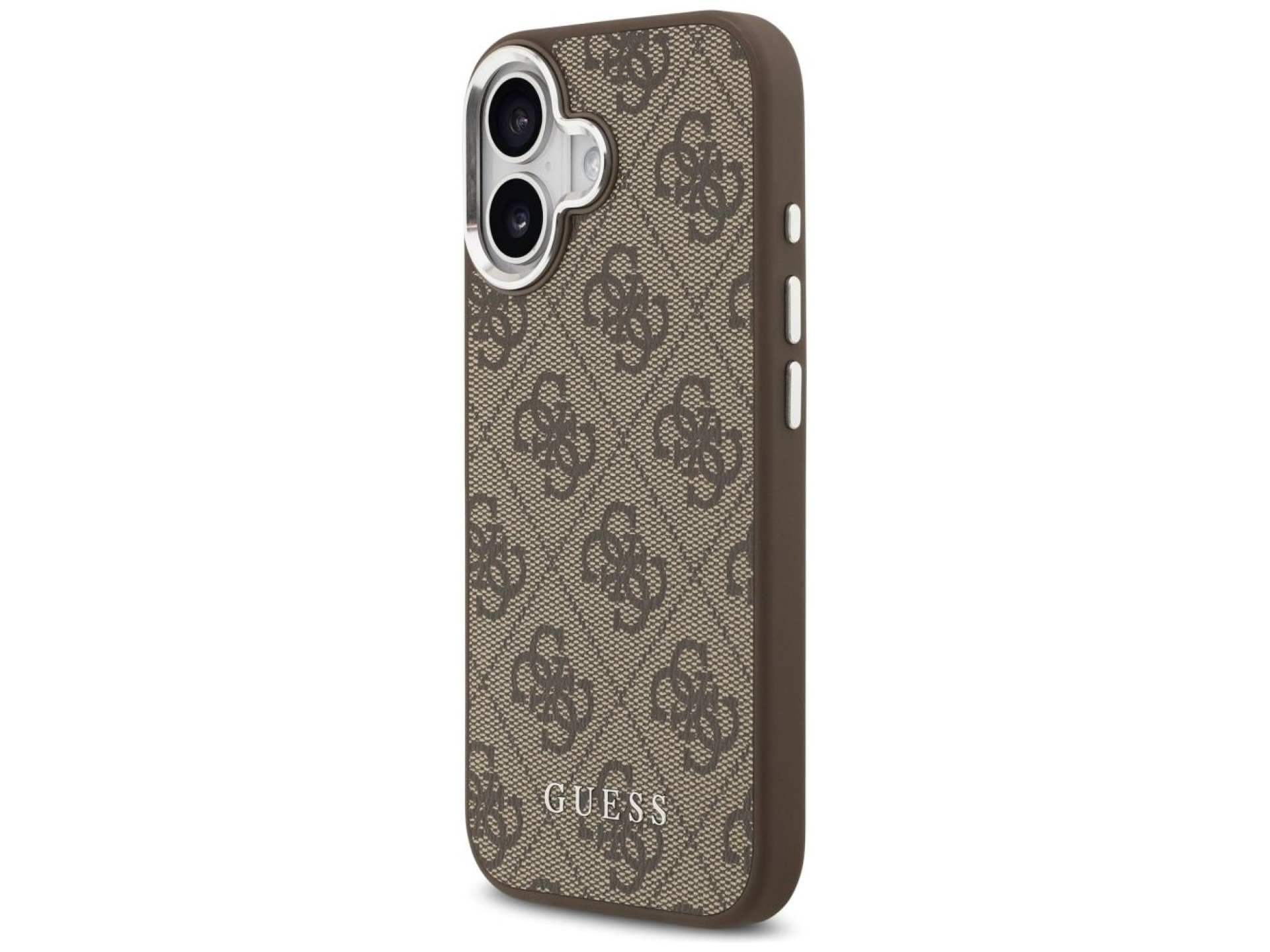 Capa Guess 4G Classic Logo MagSafe para iPhone 17 - marrom