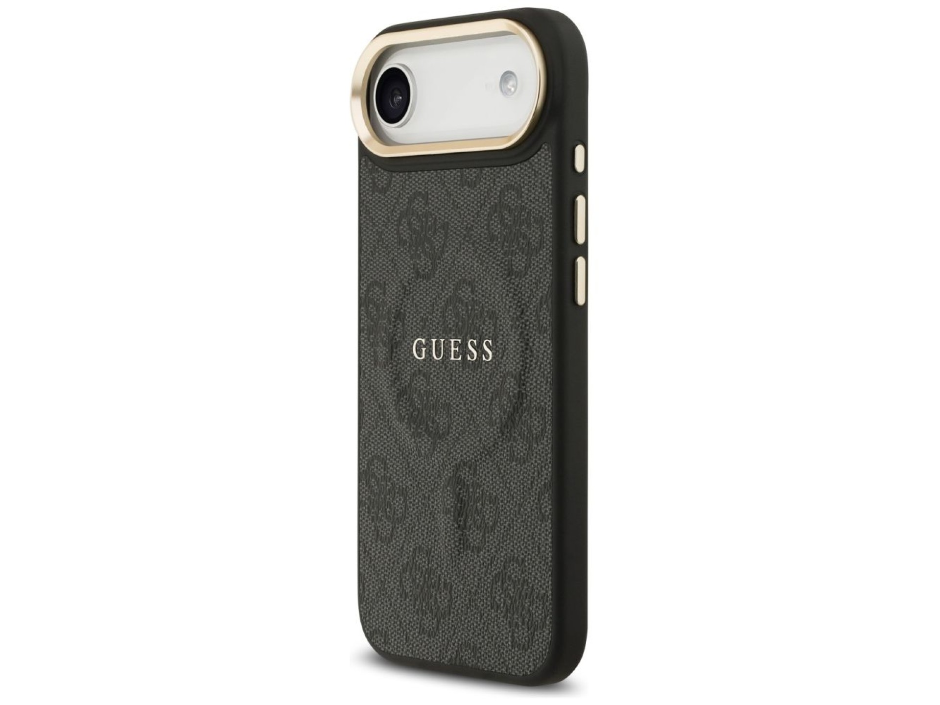 Capa Guess 4G PU Classic Logo MagSafe para iPhone 17 Air - preta