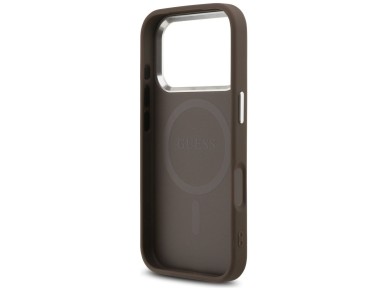Guess 4G Classic Logo MagSafe Case for iPhone 17 Pro Max - Brown Guess 4G Classic Logo MagSafe Case for iPhone 17 Pro Max - Brown