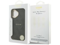 Capa Guess 4G PU Classic Logo MagSafe para iPhone 17 - preta Capa Guess 4G PU Classic Logo MagSafe para iPhone 17 - preta