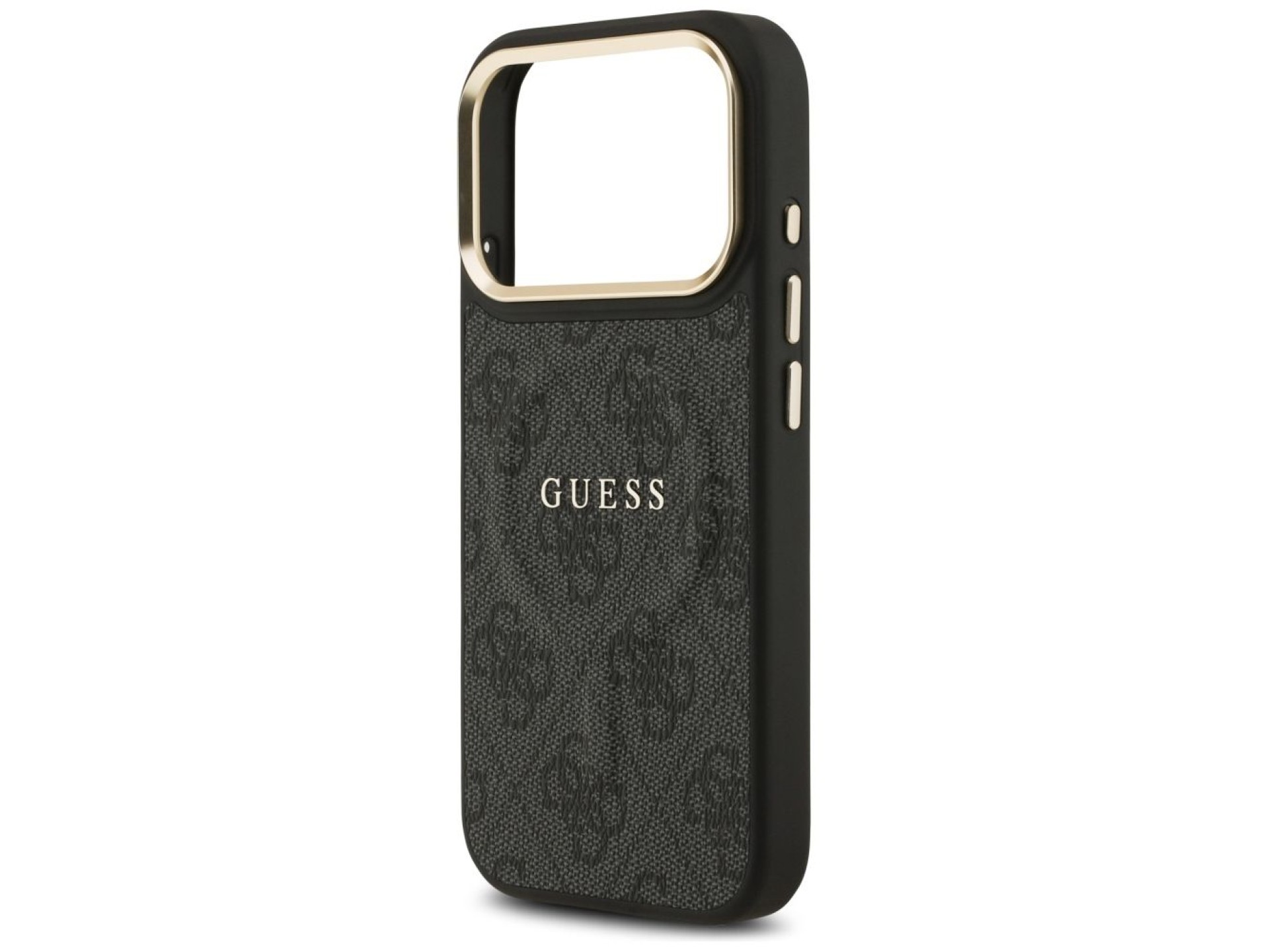 Capa Guess 4G PU Classic Logo MagSafe para iPhone 17 Pro - preta