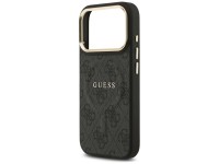 Capa Guess 4G PU Classic Logo MagSafe para iPhone 17 Pro - preta Capa Guess 4G PU Classic Logo MagSafe para iPhone 17 Pro - preta