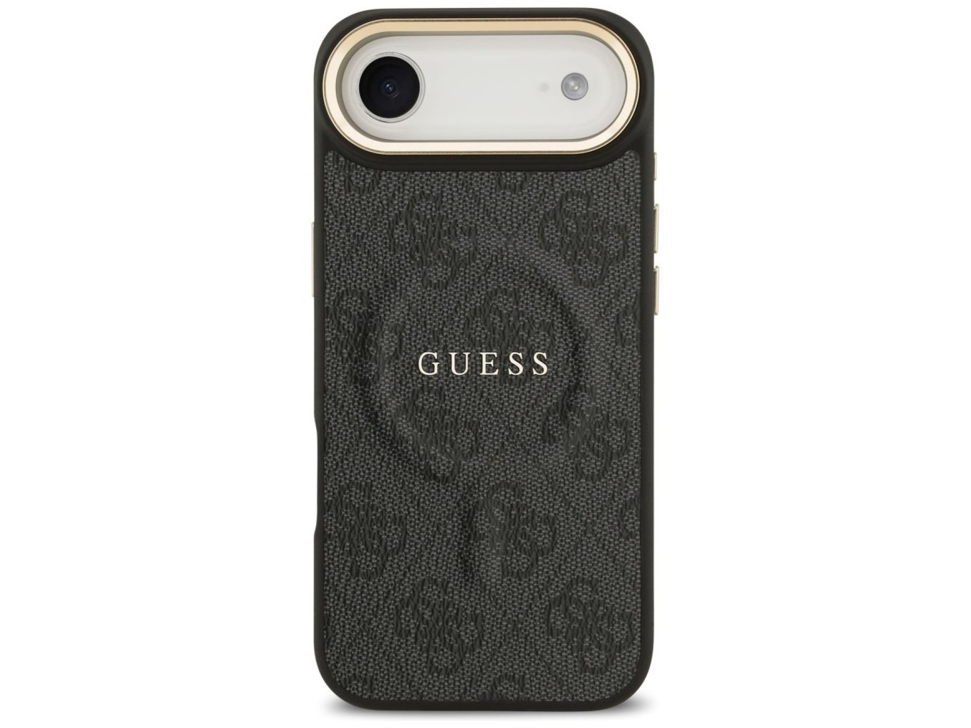 Capa Guess 4G PU Classic Logo MagSafe para iPhone 17 Air - preta