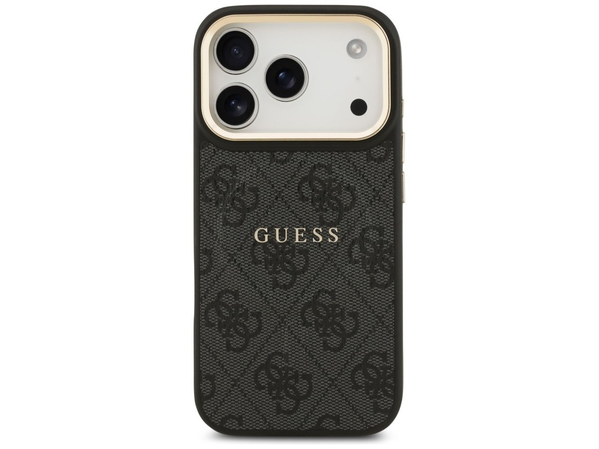 Capa Guess 4G PU Classic Logo MagSafe para iPhone 17 Pro - preta