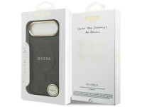 Capa Guess 4G PU Classic Logo MagSafe para iPhone 17 Air - preta Capa Guess 4G PU Classic Logo MagSafe para iPhone 17 Air - preta