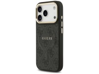 Capa Guess 4G PU Classic Logo MagSafe para iPhone 17 Pro - preta Capa Guess 4G PU Classic Logo MagSafe para iPhone 17 Pro - preta