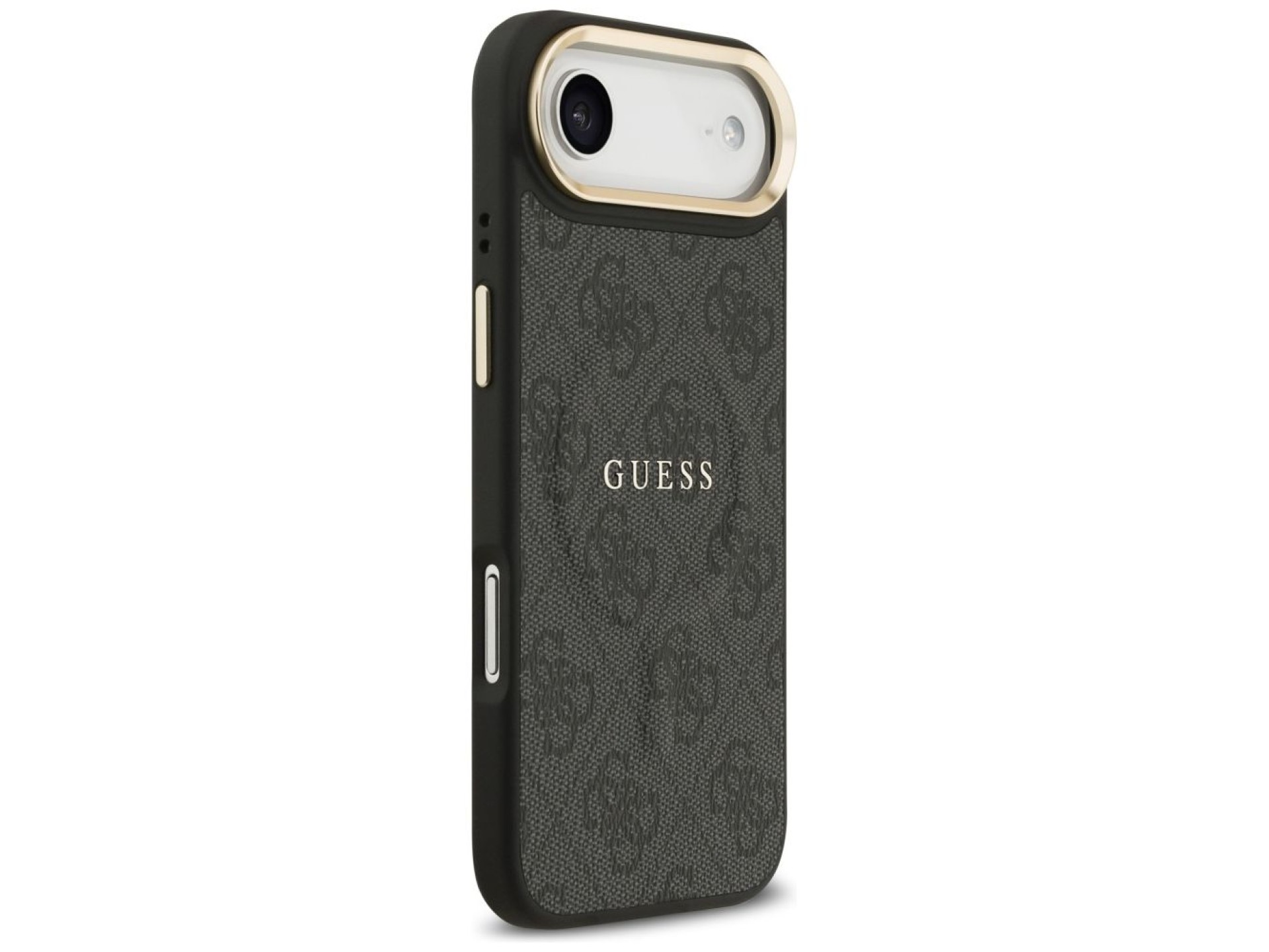 Capa Guess 4G PU Classic Logo MagSafe para iPhone 17 Air - preta