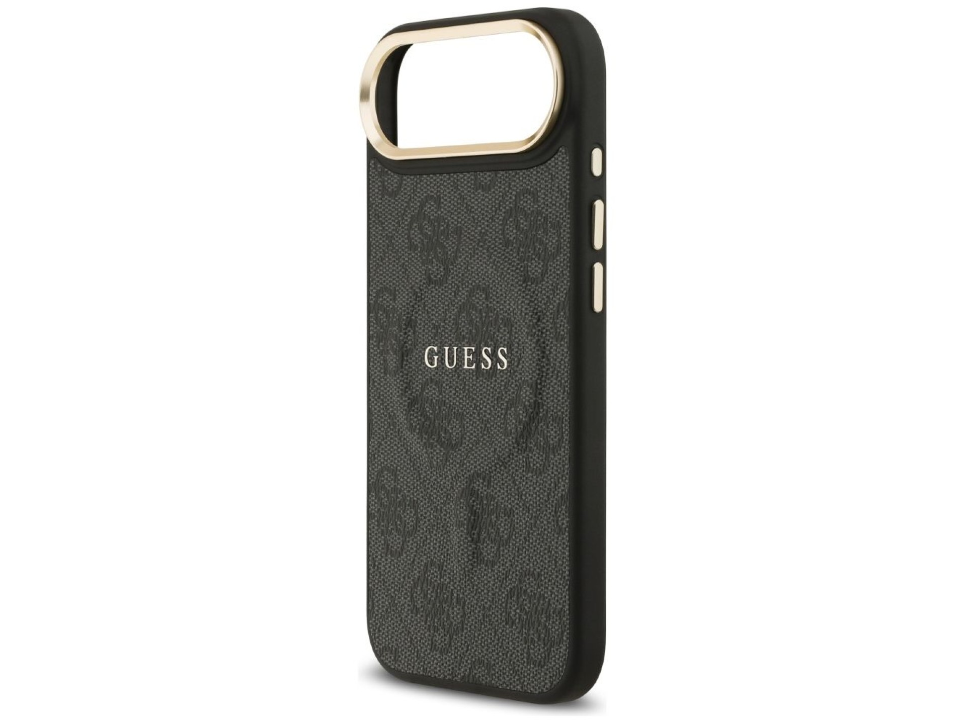 Capa Guess 4G PU Classic Logo MagSafe para iPhone 17 Air - preta
